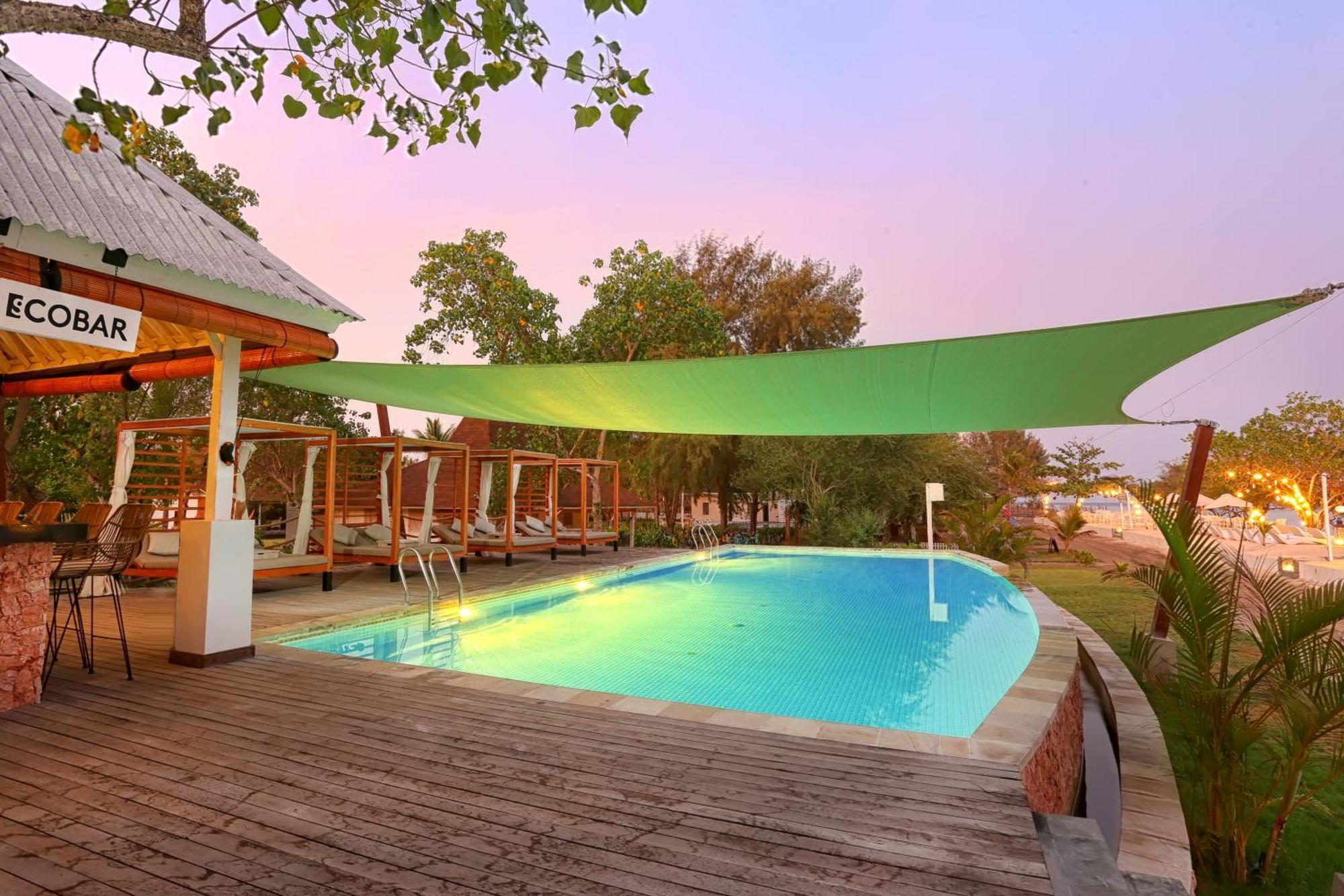 Gili Eco Villas Джили Трауанган Екстериор снимка